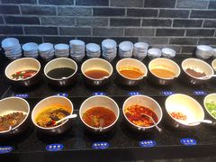 自助调料区-云中鱼蒸汽石锅鱼(浦东食品城店)