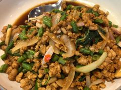 嘎抛叶炒肉碎-荷花泰菜(东方新天地店)