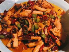 鱿鱼炒年糕-楼兰新疆主题餐厅(苏州中心店)