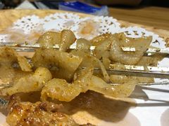 烤肉皮-老胖串店(山大路店)