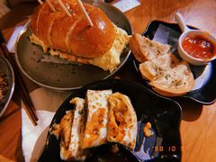 豬排蛋餅-甘单茶事小馆(洋河店)