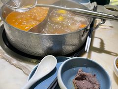 鲜牛杂鸳鸯锅-左庭右院鲜牛肉火锅(汇智广场店)
