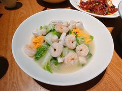 渔村海鲜小白菜-波螺油子·海肠捞饭·青岛菜(市南银座店)