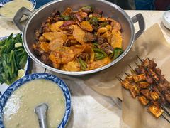 -尕有炕锅烤羊肉
