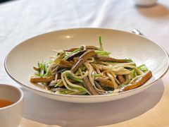 茭白炒现划鳝丝-玫瑰厅上海菜(兴国路店)