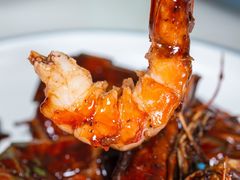 黑椒巧克力烧大虾-小郭私房菜·海肠捞饭店(学士街店)