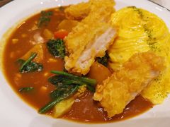 炸虾排咖喱蛋包饭-池奈·咖喱蛋包饭(熙地港店)