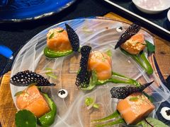 挪威三文鱼配法葱酱汁-AZUL by FUEL蓝色·法式酒馆(琶醍店)