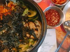 肥牛石锅拌饭-Thank u mom非油炸健康鸡(万国广场店)