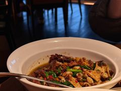 韭菜腰肝炒黄喉-玖五京菜(杭州城北万象城店)