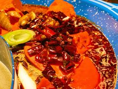 重庆原始红油现炒锅底-王歘歘·chuǎ火锅(五道营店)