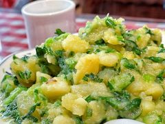 土豆熬小白菜-王村姑老土炕莜面村(桥东店)