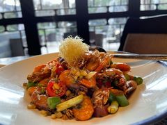 传统油爆虾-杭州西子湖四季酒店·金沙厅