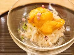 醋拌松叶蟹海胆杯-鮨青(恒基名人购物中心店)