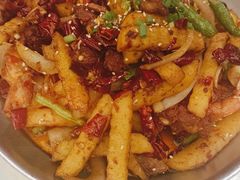 干锅排骨虾-嘎嘎鸭脑壳(蜀汉路店)