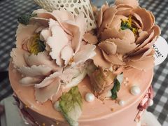 豆沙裱花蛋糕-BON CAKE(华贸购物中心店)