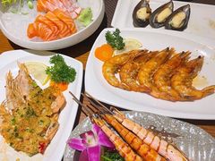 自助盐烤大虾-贵木日本料理·铁板烧(新地假日广场店)
