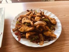 干煸草鱼-清真·伊清阁餐厅