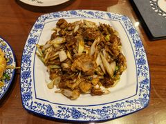 葱爆羊肉-娄三少·老北京春饼烤鸭家常菜(方庄店)