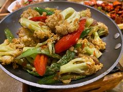 干锅有机花菜-粤港湾砂锅粥·宵夜(宝龙店)