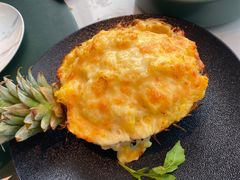菠萝奶香海虾饭-开间茶馆·围炉煮茶