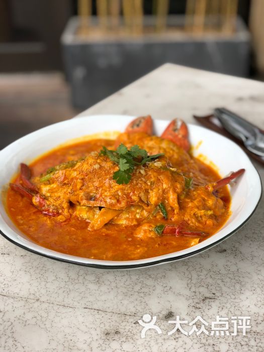 lian尚莲越泰料理(兴业太古汇店)咖喱黄金软壳蟹图片 - 第1张