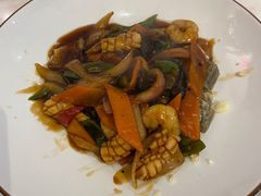 大连三鲜焖子-丁字口海鲜热炒·烧烤大排档