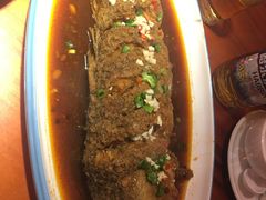 二姐烧水库大鲤鱼-二姐家三个拿手菜·北塘海鲜·大馅锅贴王(成林道店)