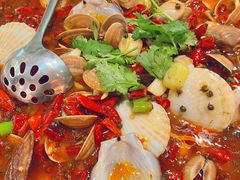 发财甜麻海鲜锅-金多鱼大排档·烤鱼·烧烤·宵夜(江南水都店)