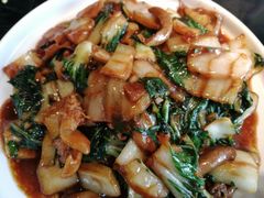 蚌肉烧青菜-苏帮袁Sue Cuisine(将台店)