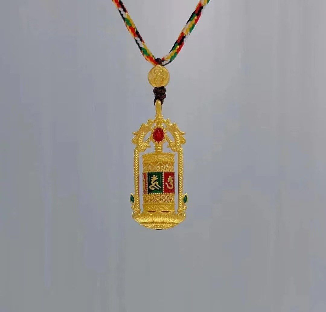 转经筒源自藏传佛教,是一种古老而神秘的法