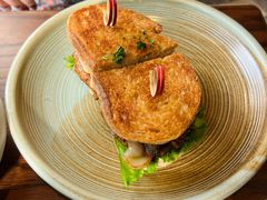 蜂蜜酱香鸡肉三明治-blend咖啡部落(卓悦中心店)