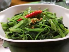秘制虾酱炒空心菜-帕蓝·暹罗料理(曲阳店)