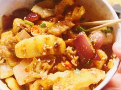 铁板肥肠-八一好吃街·高品美食广场