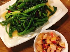 炝炒空心菜-庶民居中餐馆(花土店)