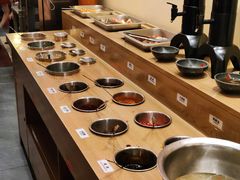 自助调料区-谭鸭血老火锅(万象九宜城店)