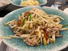 藕结炒肉丝-海天楼中餐厅(吴宫泛太平洋酒店)