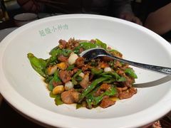 菜籽油炒超级小炒肉-老湘村·湖南土菜(天河维多利店)