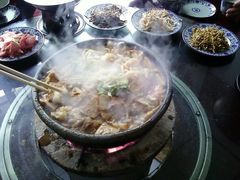 “火盆锅”-柳沟豆腐宴义豆堂24号农家院