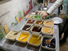 自助调料区-香园自助小火锅