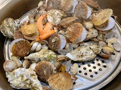 大锅蒸海鲜-东海渔村海鲜码头大排档