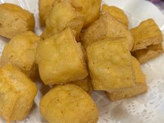 炸普宁豆干配韭菜盐水-盛中钰广味小馆