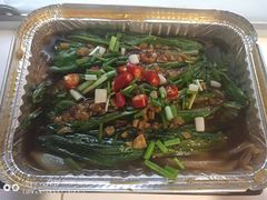 锡纸烤韭菜-碳匠炭火烤肉