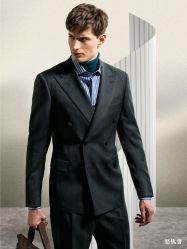 点击看大图 -怒马会 全麻衬西装高级定制