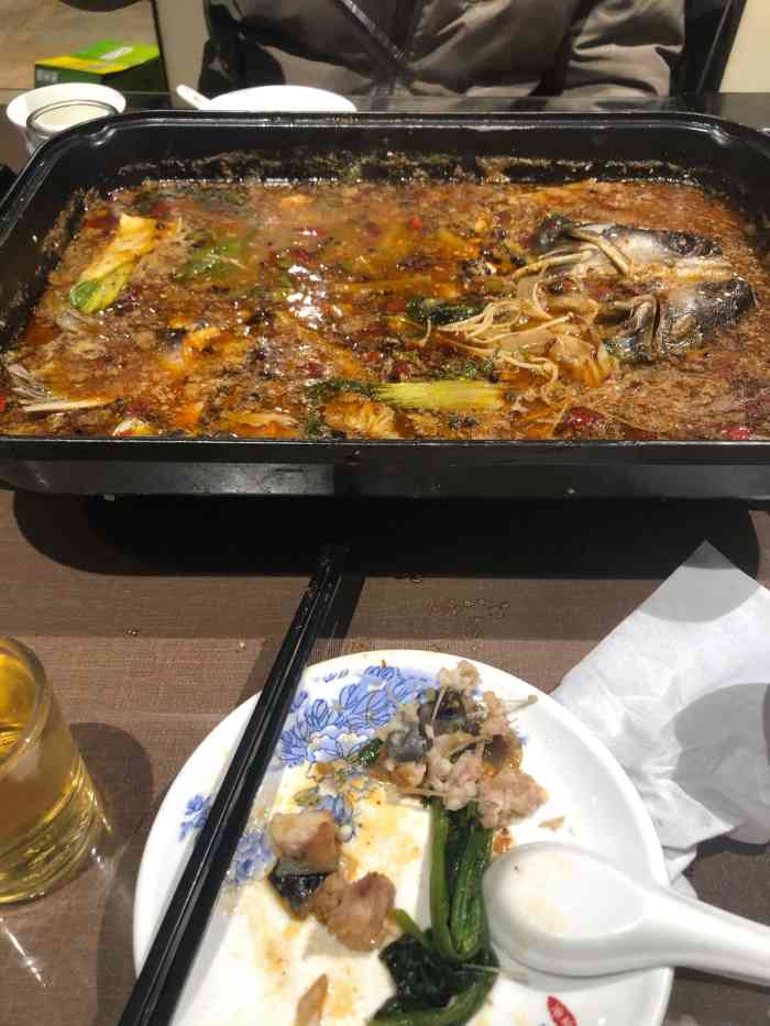 巴蜀渔乡-"三个人,点了一份清江鱼,一份干锅土豆片,."-大众点评移动版