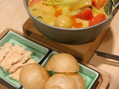 香滑黄咖喱素鸡煲-十二舍·湯物素煮(江泰潤政店)