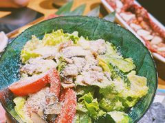 蘑菇芝士色拉-炼火烤肉店