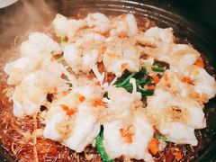 蒜蓉粉丝虾-绿茶餐厅(光谷世界城步行街店)