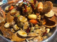 -东来菜馆•手抓海鲜家常菜•海鲜锅贴(鸽子窝店)