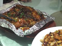 铁板烧汁鲈鱼-天和晟烤鸭店(世纪坛店)